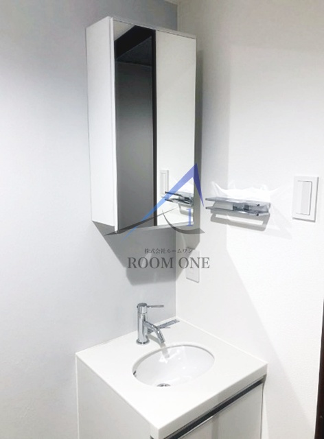 洗面設備　洗面台です。