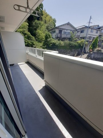 バルコニー　落ち着いた時間を過ごせるバルコニーです