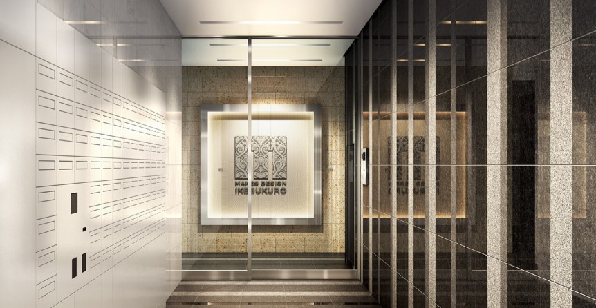 エントランス　メイクスデザイン池袋　豊島区南池袋２