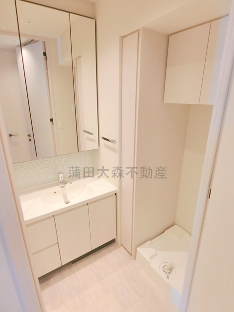 洗面設備　洗面脱衣所　独立洗面台　室内洗濯機置き場