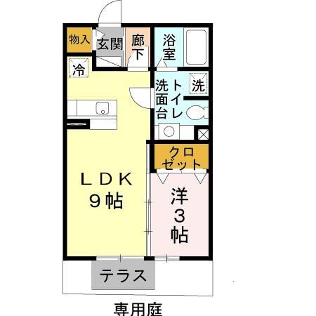 石がけ五番館の間取り写真
