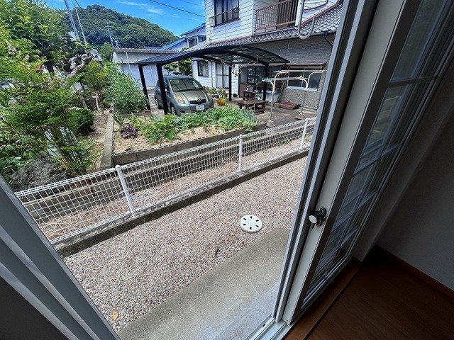 庭　お庭の付いた物件です