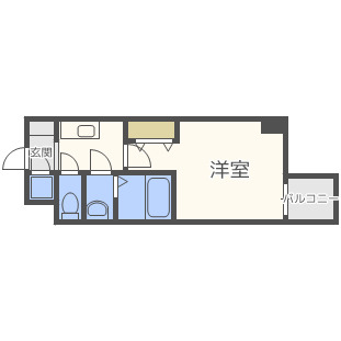 プレミアムコート谷町4丁目の間取り写真