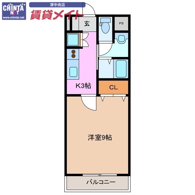 マンション芸濃の間取り写真
