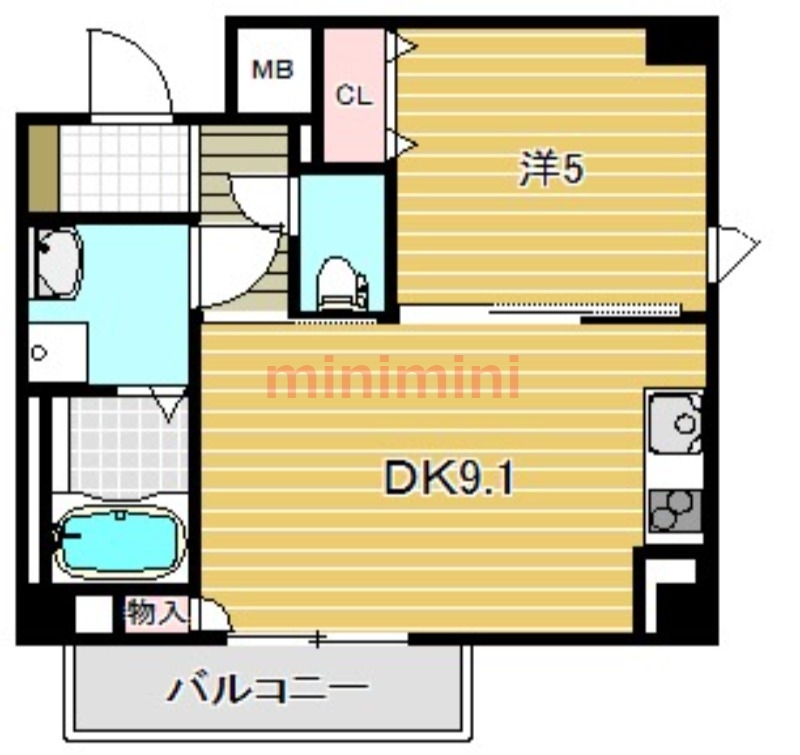 CASA MIA dueの間取り写真