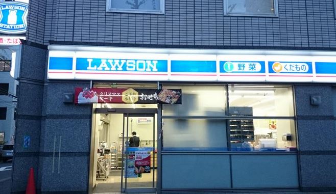 コンビニ　ローソン新橋五丁目店（コンビニ）まで124m