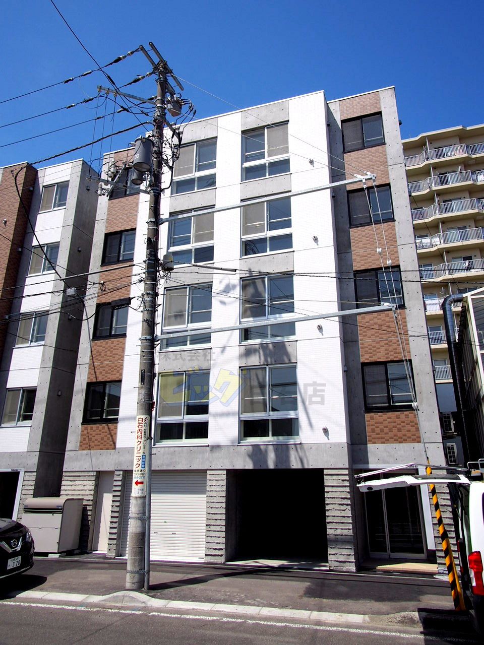 建物外観　インターネットが無料で利用可能なデザイナーズマンションです♪