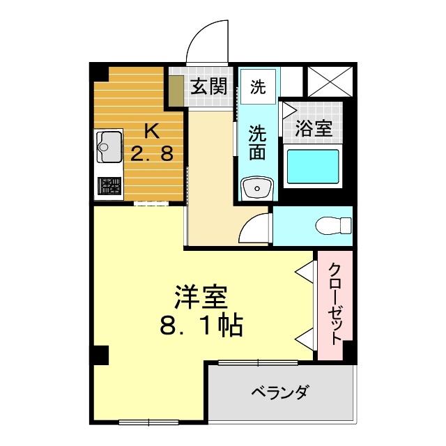 コンフォース栄の間取り写真