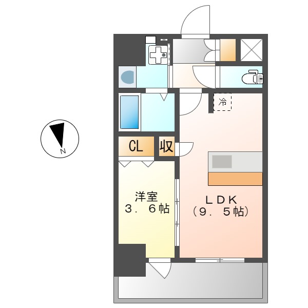 スプランディッド大須門前町の間取り写真