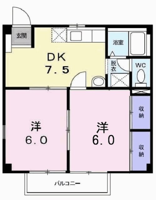 サンハイツIIの間取り写真
