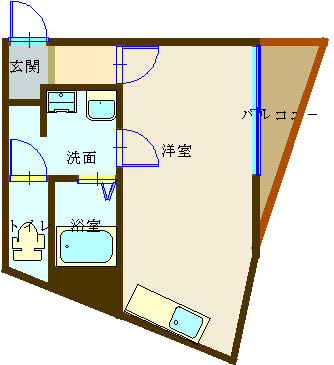 フレールＳＯＧＡの間取り