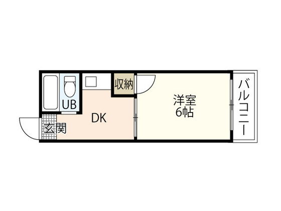 広島市西区大宮のマンションの間取り