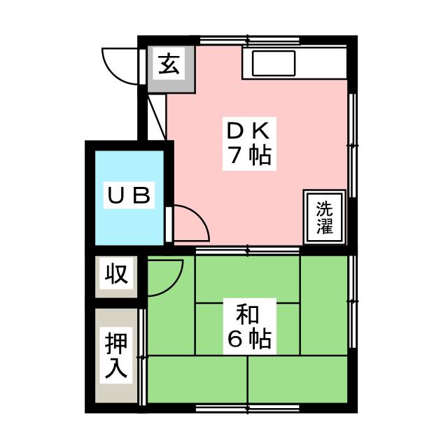 長井ハイツの間取り