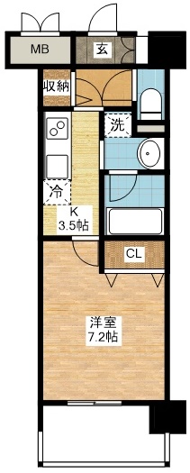 クレール　クリヤマの間取り