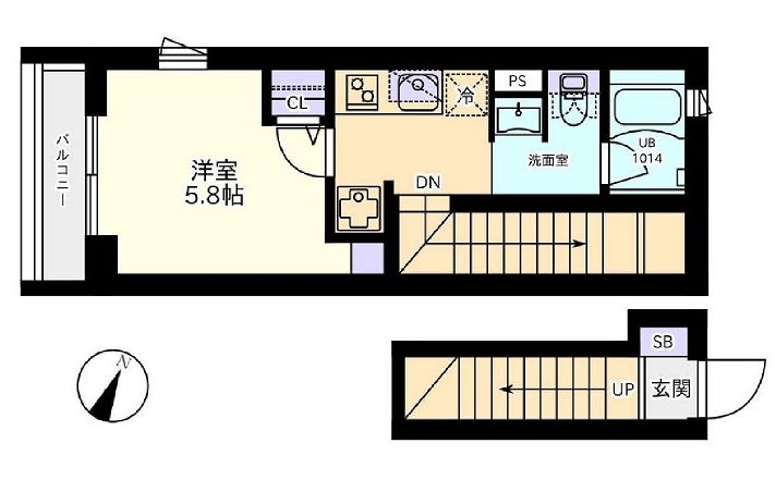 下目黒YKテラスの間取り