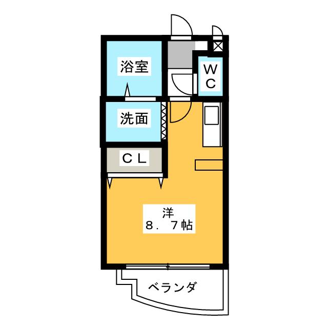 クロッシュ　メゾンの間取り