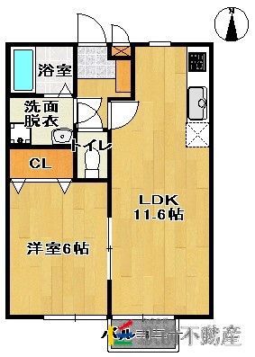 アムール上峰の間取り