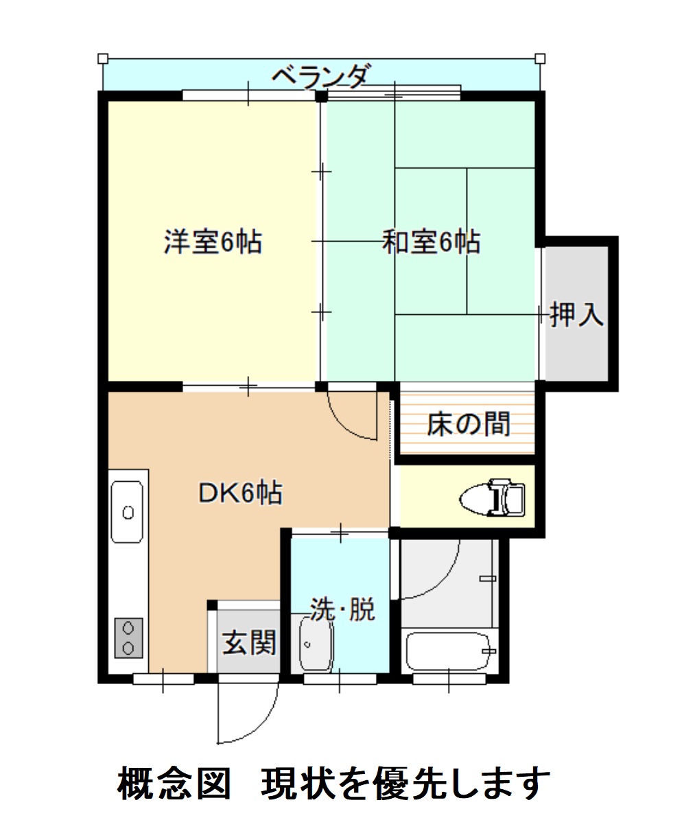 シャルム南の間取り