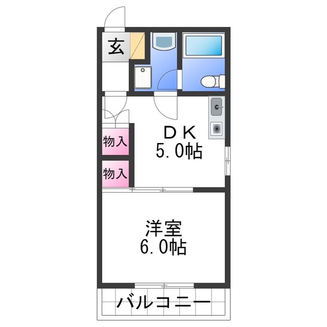 シティアーク北新の間取り