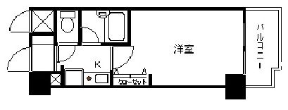 兵庫県神戸市中央区磯辺通４（マンション）の賃貸物件の間取り