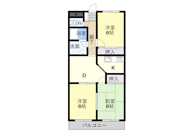 エスパース21の間取り