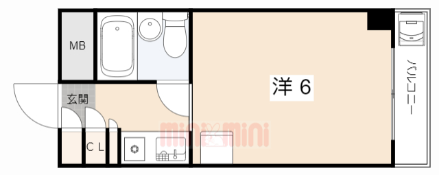 キューブ芦屋の間取り