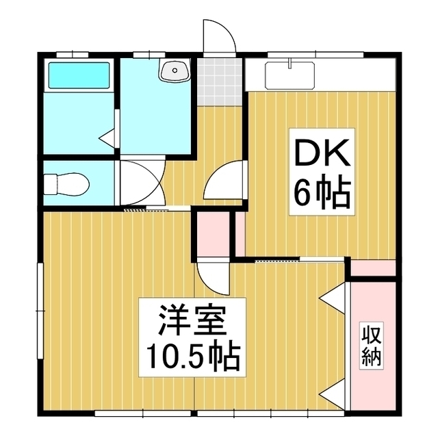 太子ハイツの間取り