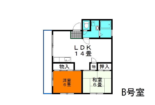 充実マンションの間取り