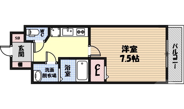 スプランディッド放出の間取り