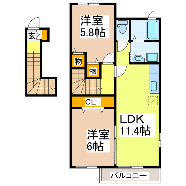 サンリットガーデンII（人吉市）の間取り