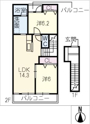 ＣＵＲＡＲの間取り