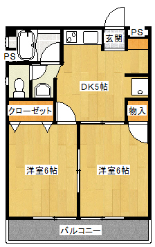 エバーグリーンB_間取り_0