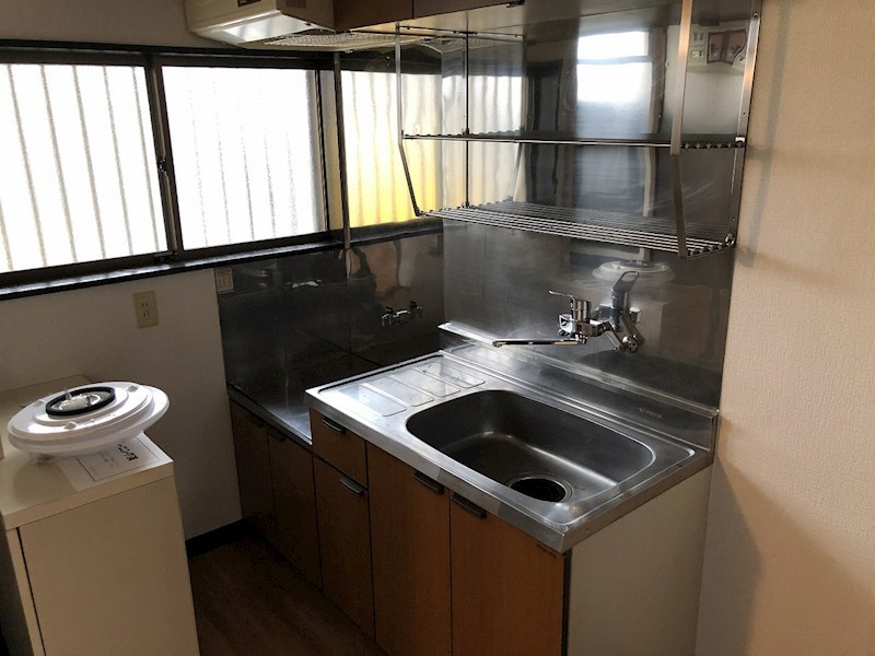 キッチン　ガスコンロ設置可能