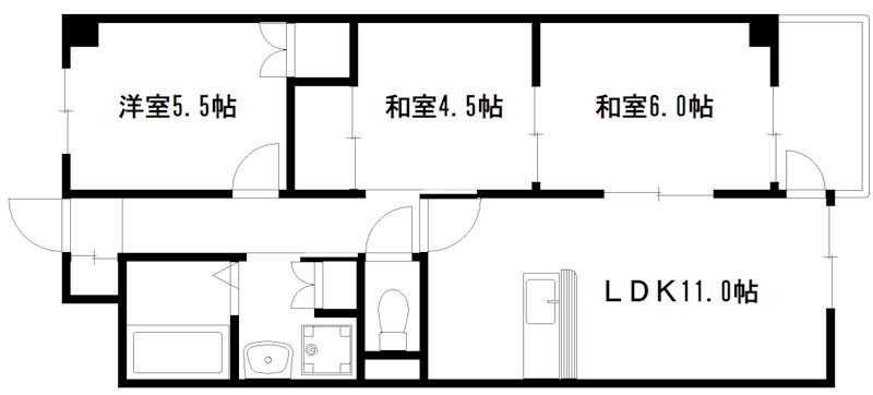 インペリアル明日香の間取り