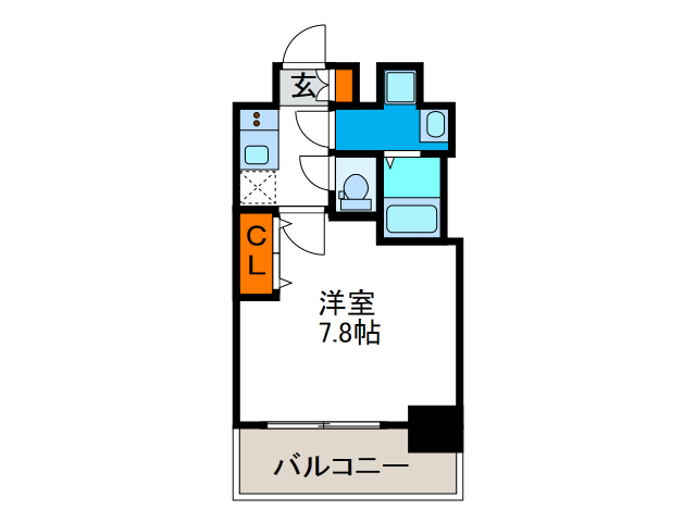 セオリー大阪ベイシティの間取り