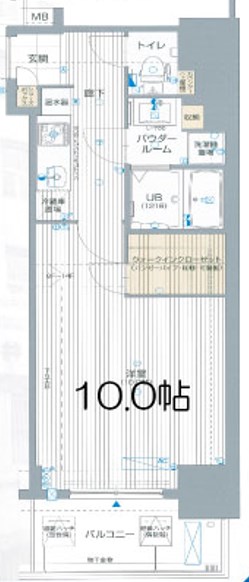 【アスヴェル神戸元町IIの間取り】