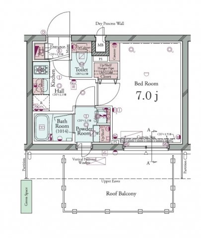 コンシェリア横濱元町 ＴＨＥ ＲＥＳＩＤＥＮＣＥの間取り