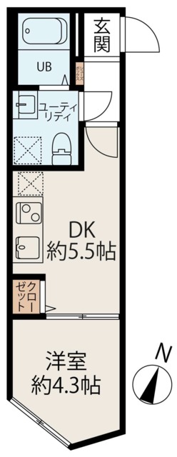 スカイヒルズ中野弥生町の間取り