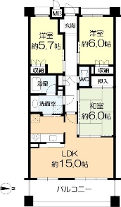 ステイツ西宮門戸学院通りの間取り