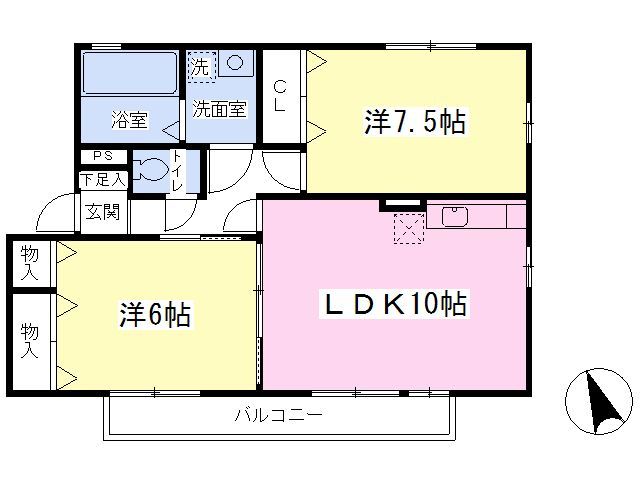 エルトベーレＡの間取り