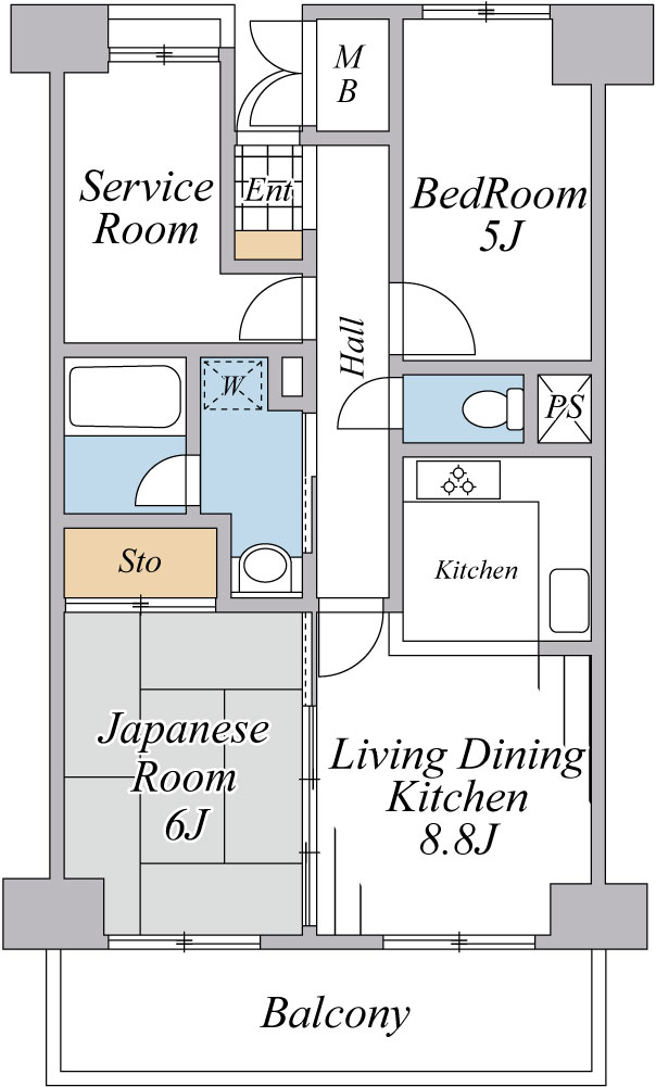 Dorphの間取り