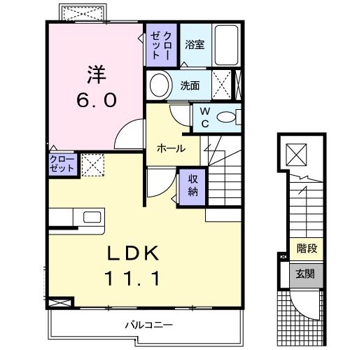 ボア・ソルテ　Ｃの間取り