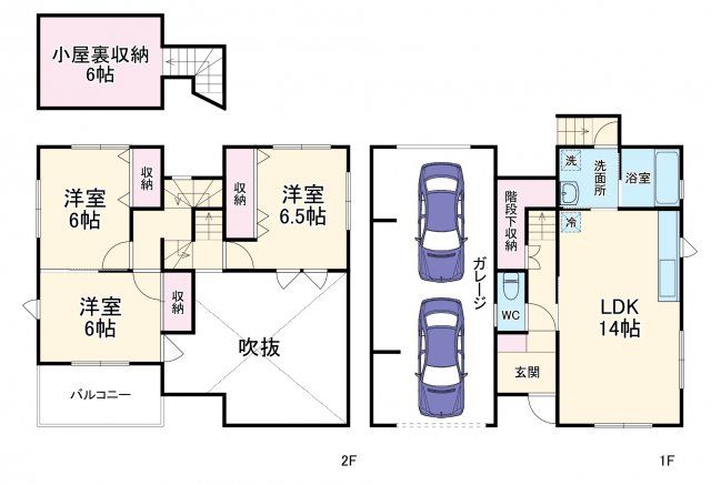 水谷貸家IIの間取り