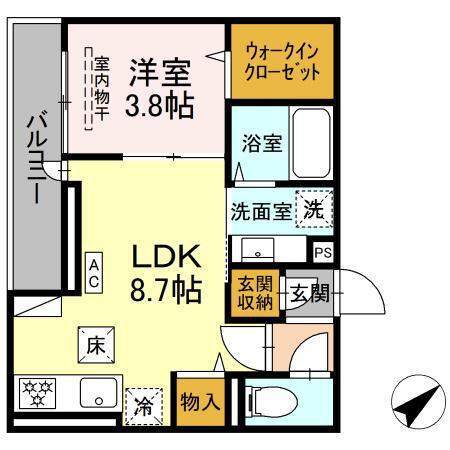 ファンウェーブ湘南辻堂の間取り