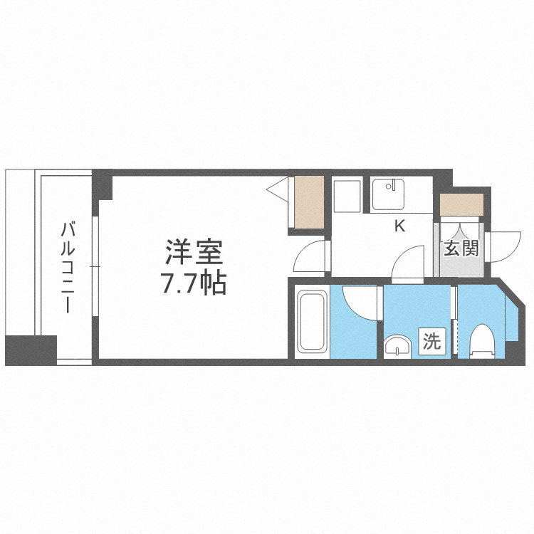 エスティメゾン京橋の間取り