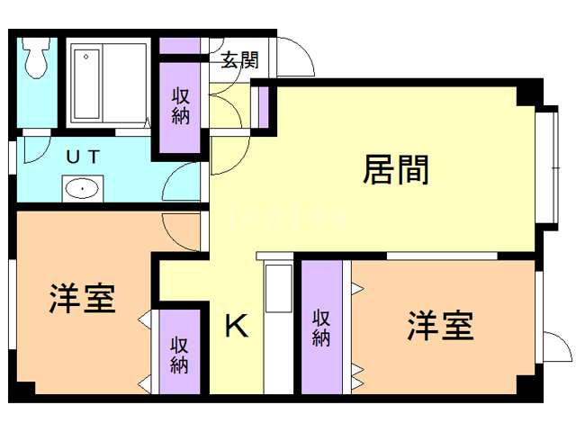 アピアＢ棟の間取り