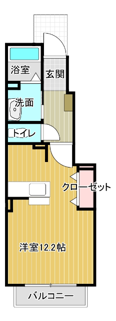 ル・レーヴ藍住の間取り