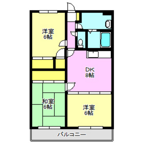 サンライフマンションの間取り