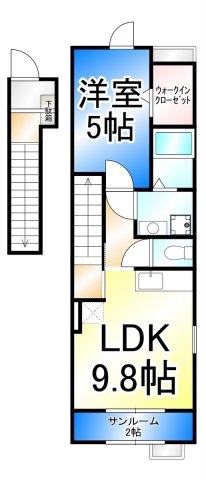 ルネッタ　IIの間取り