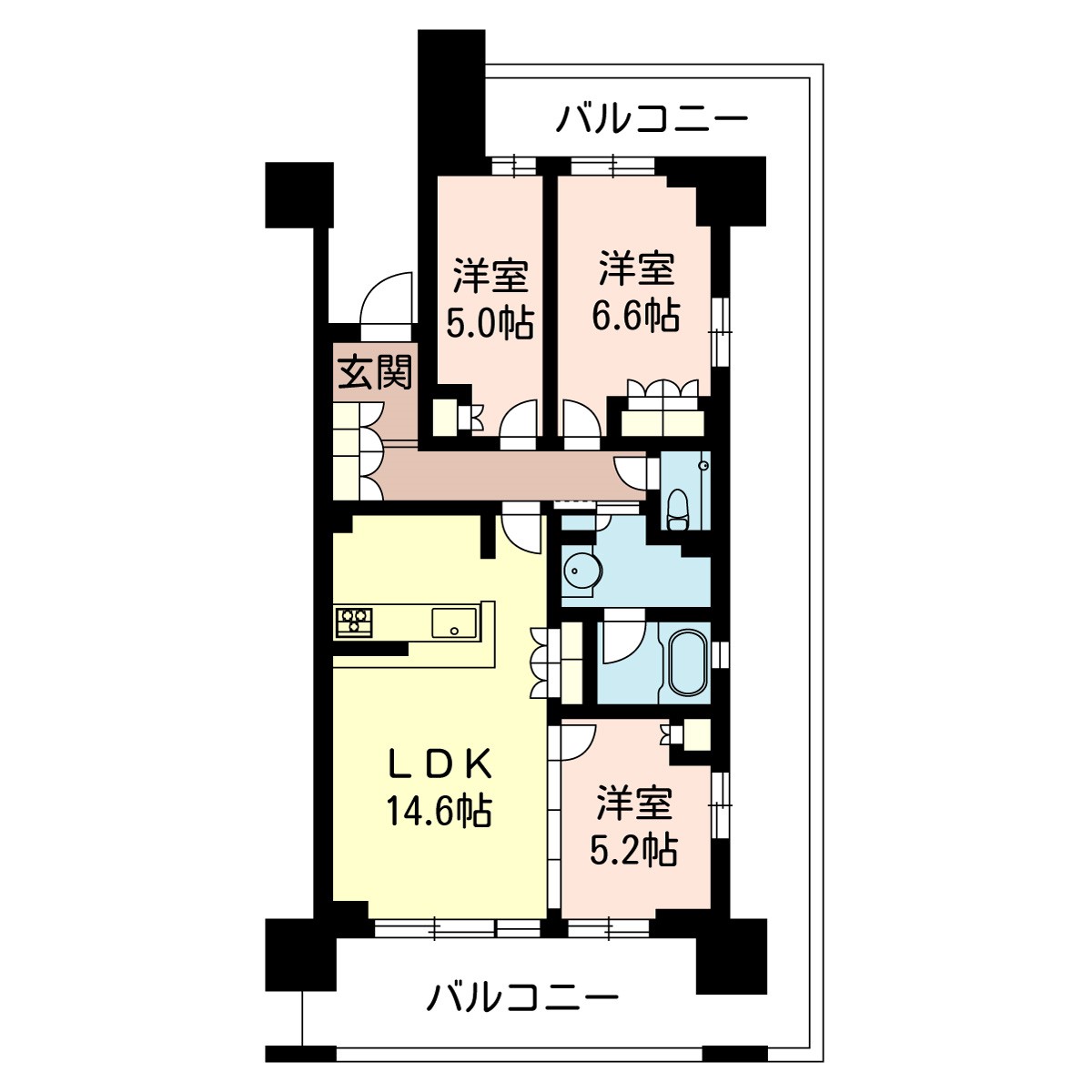 グランドメゾン江古田の杜の間取り